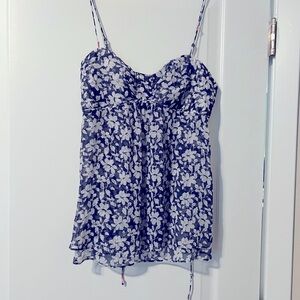 Blue and White shirt